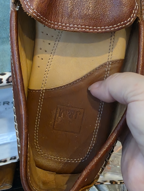 Johnston & Murphy Burgundy Leather Penny Loafers Slip On Shoes Men 12 main image 10